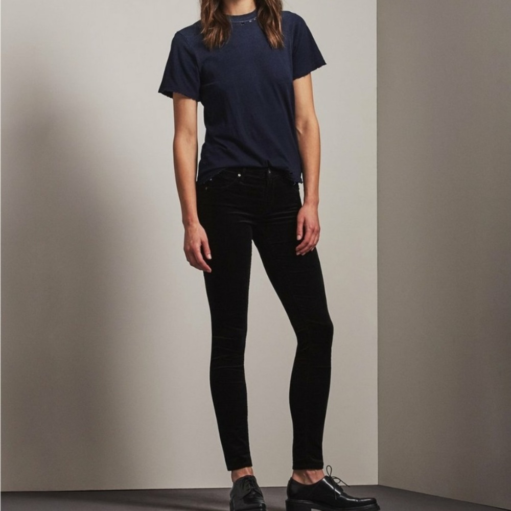 AG The legging super skinny velvet jeans